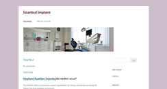 Desktop Screenshot of implantfiyatlari.net