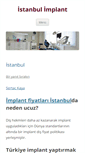 Mobile Screenshot of implantfiyatlari.net